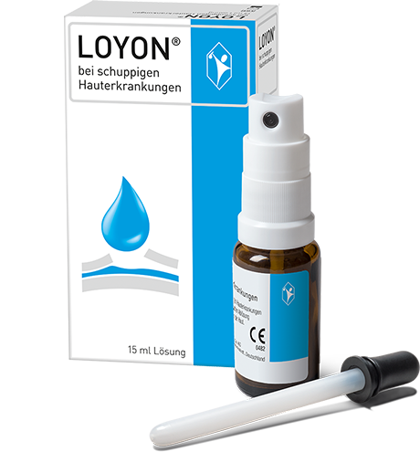 LOYON® Schuppenlösung für Groß und Klein Für Schwangere, Kinder & Senioren besonders schonend: LOYON® ist auf physikalische Weise hornlösend.