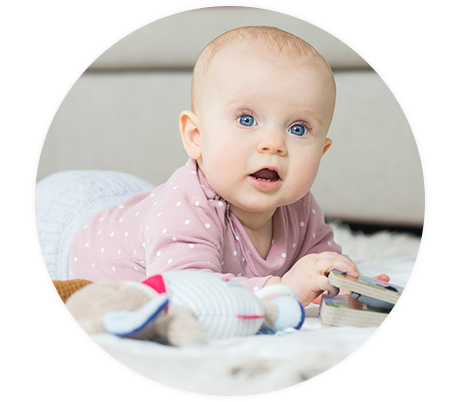 Baby in den ersten drei Lebensmonaten mit Risiko auf Milchschorf