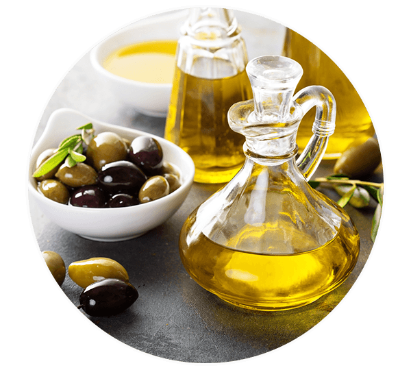 Gesunde Fette wie Olivenöl gelten als gute Nahrungsmittel bei Hauterkrankungen
