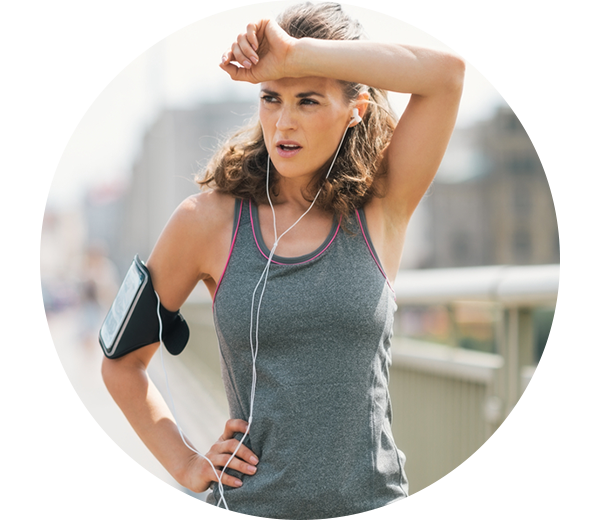 Sport und Schweiß stellen bei Psoriasis in der Regel kein Problem dar.